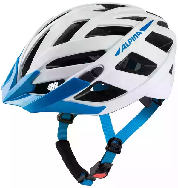 Kask rowerowy Alpina Panoma 2.0 52-57 cm White-Blue Gloss (4003692310200) - obraz 1