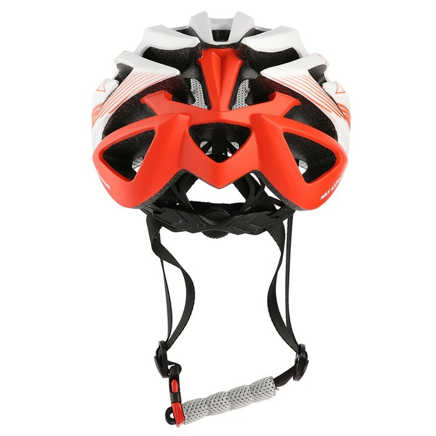 Kask rowerowy Nils Extreme rozmiar L biało-czerwony MTW24 (5907695595697) - obraz 3