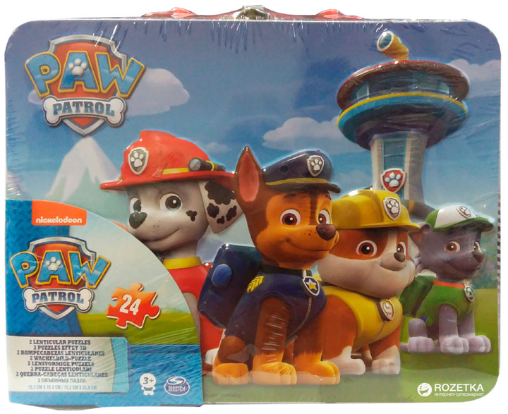 Пазл 3d ravensburger щенячий патруль 72 элемента