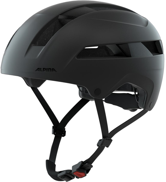 Kask rowerowy Alpina SOHO 51-56 cm Black (4003692316684) - obraz 1