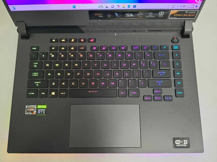 Ноутбук Asus ROG STRIX G15 R9 5900HX/RTX 3070/RAM 32GB/SSD 512GB/IPS 300Hz Б\В - Фото 4 Ноутбук Asus ROG STRIX G15 R9 5900HX/RTX 3070/RAM 32GB/SSD 512GB/IPS 300Hz Б\В - зображення 4