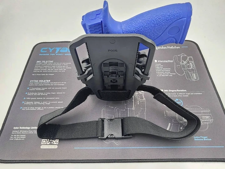 Кобура універсальна Cytac MEGA-FIT GEN2 настегнана середньої посадки CY-UHFSG2P5 - зображення 5