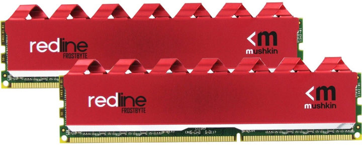 Pamięć RAM Mushkin UDIMM DDR4-2800 32768MB PC4-22400 (Kit of 2x16384) Redline (MRA4U280HHHH16GX2) - obraz 1