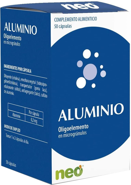 Minerały Neo Aluminium Neo 50 kapsułek (8436036591014) - obraz 1