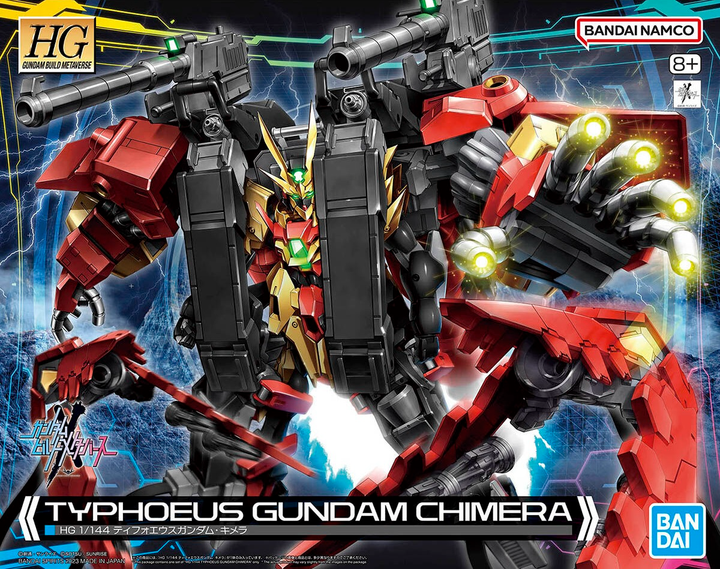 Model do składania Bandai Typhoeus Gundam Chimera HGBM 1:144 (4573102657251) - obraz 1