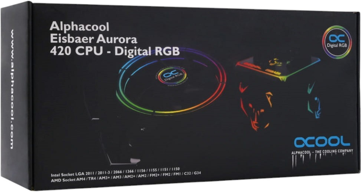 Układ chłodzenia cieczą Alphacool Eisbaer Aurora 420mm ARGB 11731 (4250197117319) - obraz 9