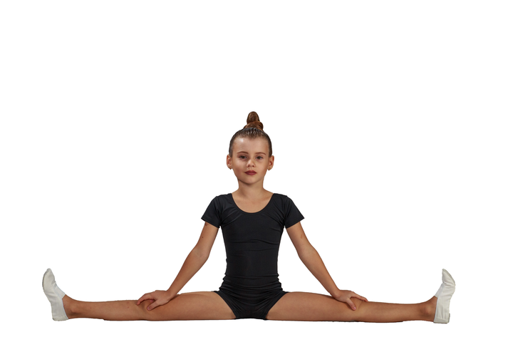 Комбинезон для гимнастики Dance & Sport бифлекс N 016-BF к/р S/110-116 Черный 