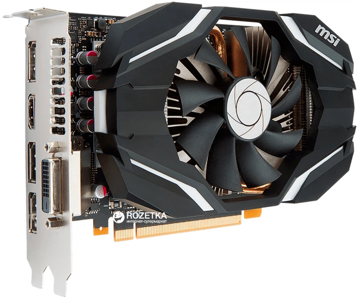 Видеокарта MSI PCI-Ex GeForce GTX 1060 OC 6GB GDDR5 (192bit) (1544