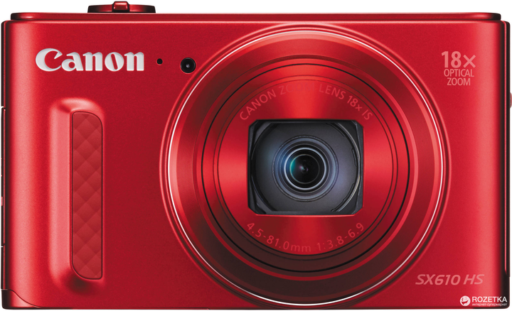Фотоаппарат Canon Powershot SX610 HS Red (0113C012) купить
