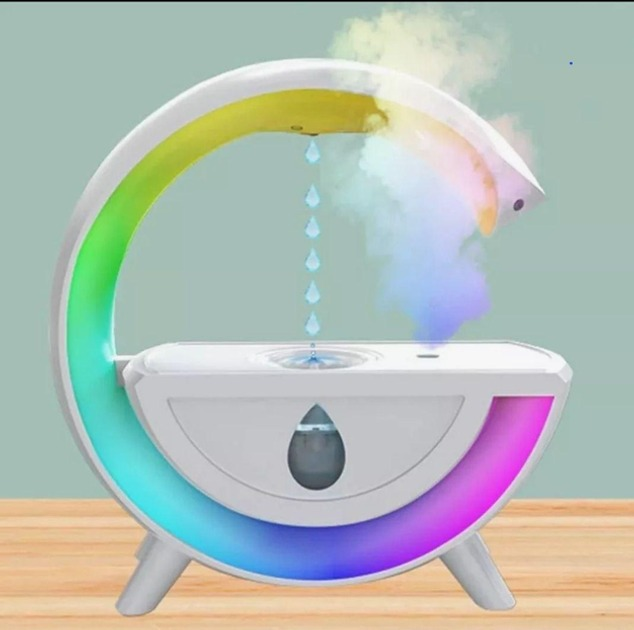 Увлажнитель воздуха G TOOK8 с антигравитационным капельным эффектом и RGB подсветкой, белый (TOOK8) - изображение 4