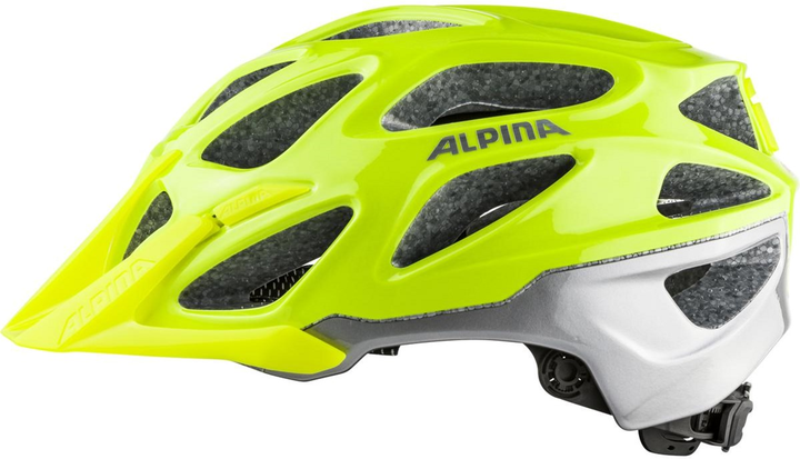 Kask rowerowy Alpina Mythos 3.0 L.E. 52-57 cm Bright Green-Grey Glossy (4003692310866) - obraz 2