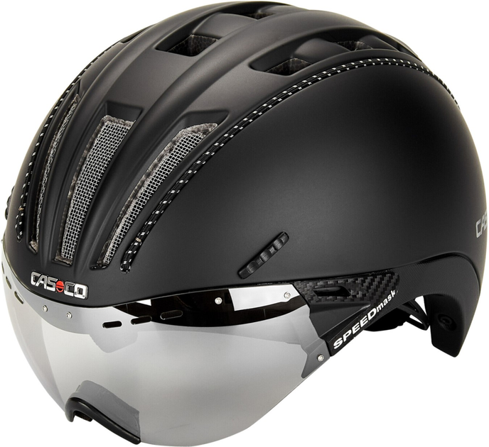 Kask rowerowy Casco Roadster+ 58-60 cm L Black Matt (4031381002655) - obraz 1