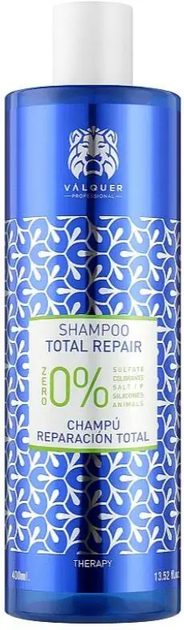 Szampon do włosów Valquer Total Repair bez siarczanów i bez silikonów 400 ml (8420212331167) - obraz 1