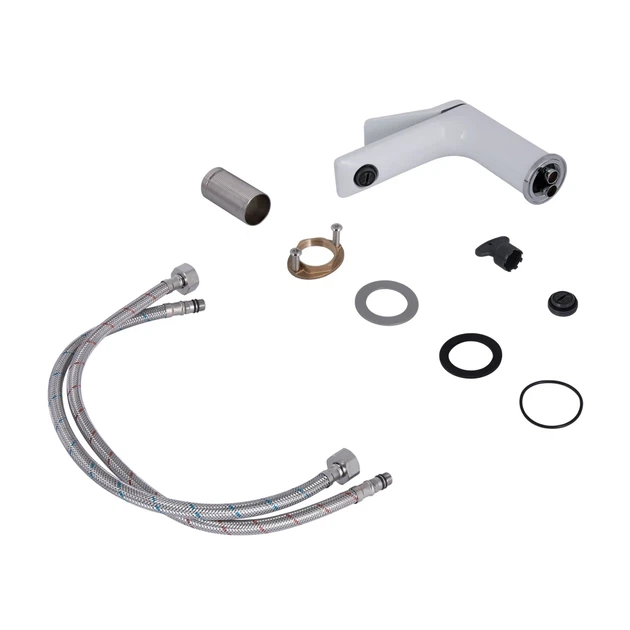 Смеситель для раковины Qtap Presto QTPRE270CRW45576 Chrome/White хром/белый - изображение 8