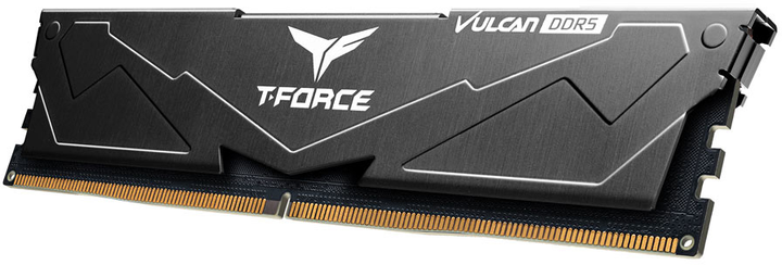 Оперативна пам'ять Team Group DDR5-5600 32768MB PC5-44800 (Kit of 2x16384) T-Force Vulcan Black (FLBD532G5600HC32DC01) - зображення 2