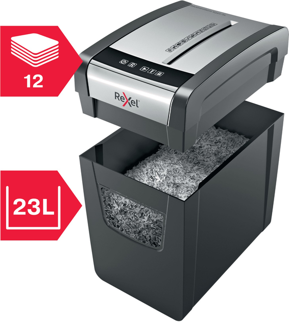 Шредер Rexel Momentum X312-SL P3 (5028252523332) - зображення 6