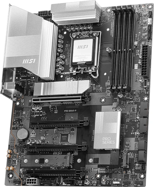 Материнська плата MSI PRO B860-P (s1851, Intel B860, PCI-Ex16) - зображення 2