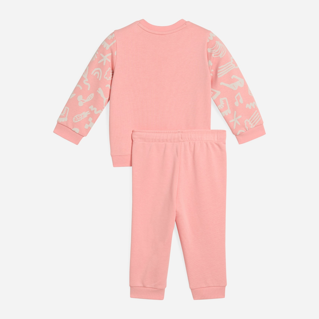 Детский спортивный костюм (свитшот + штаны) для девочки Puma Minicats 68628418 80 см Pink Fruit (4067983401701) 