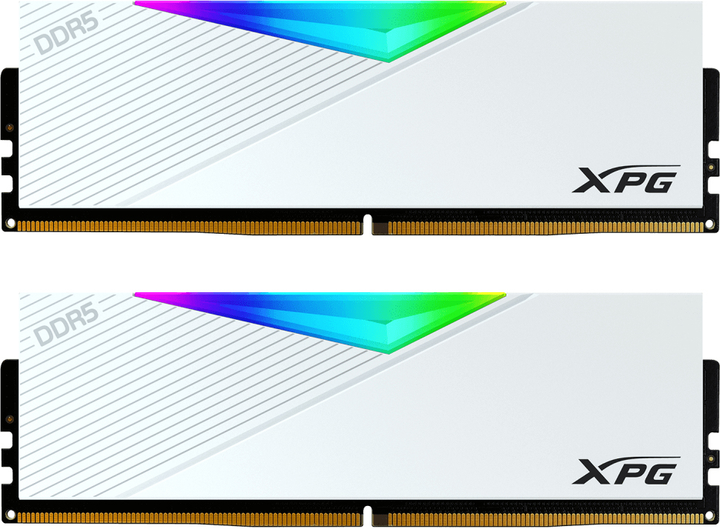 Pamięć RAM ADATA DDR5-6800 32768MB PC5-54400 (Kit of 2x16384) XPG Lancer White (AX5U6800C3416G-DCLARWH) - obraz 1