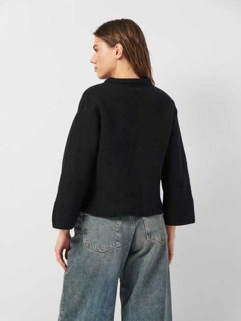 Джемпер женский H&M 1135313p07 S Черный (KC1000000043642) - изображение 2