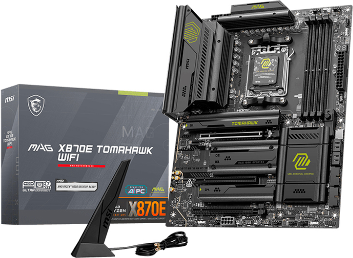 Материнская плата MSI MAG X870E Tomahawk Wi-Fi (sAM5, AMD X870E, PCI-Ex16) - изображение 5