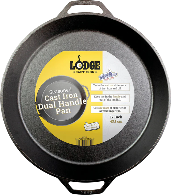 Patelnia Lodge z podwójnym uchwytem 43 cm (75536301709) - obraz 5
