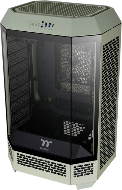 Корпус Thermaltake The Tower 300 Matcha Green (CA-1Y4-00SEWN-00) - зображення 4