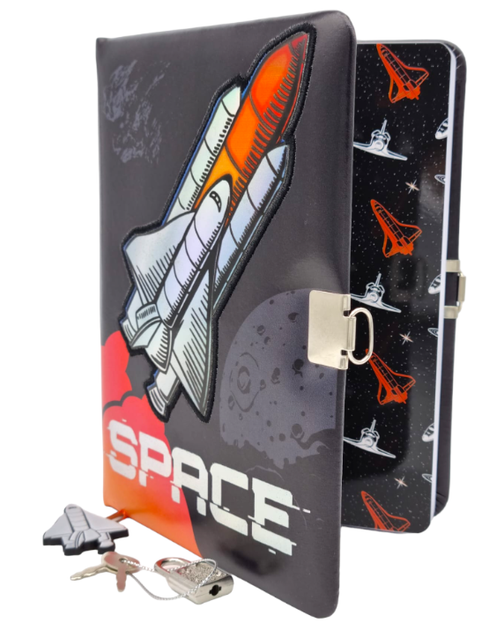 Pamiętnik na kłódkę St.Majewski 3D Space A5 (5903235657801) - obraz 3
