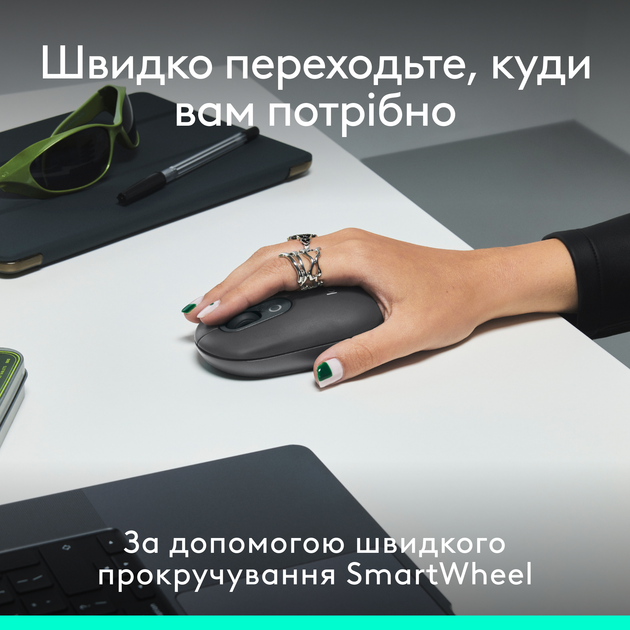 Комплект беспроводной Logitech Pop Icon Combo Graphite (920-013156
