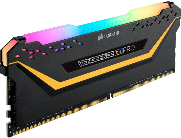 Pamięć RAM Corsair DDR4-3200 16384MB PC4-25600 (Kit of 2x8192) Vengeance RGB Pro Black (CMW16GX4M2E3200C16-TUF) - obraz 2