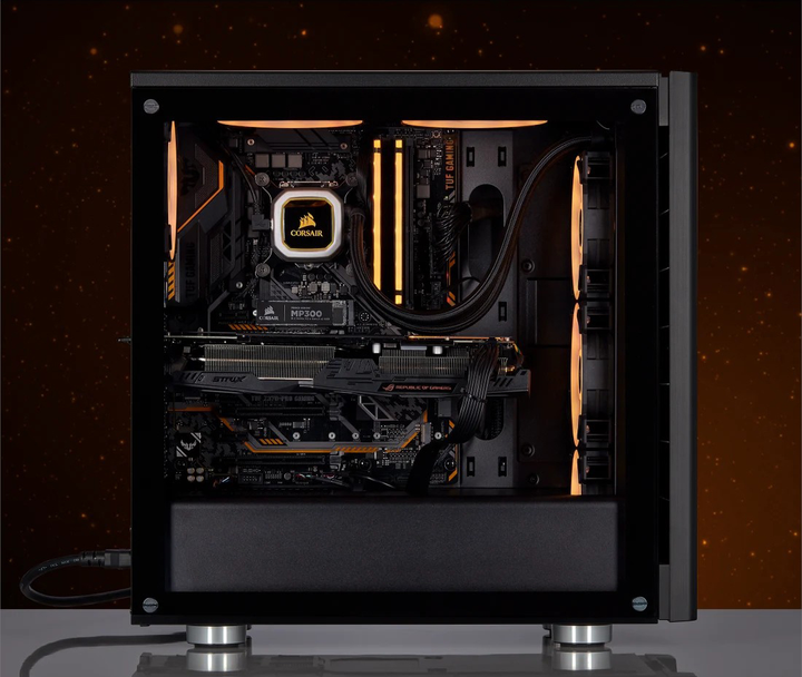 Оперативна пам'ять Corsair DDR4-3200 16384MB PC4-25600 (Kit of 2x8192) Vengeance RGB Pro Black (CMW16GX4M2E3200C16-TUF) - зображення 4
