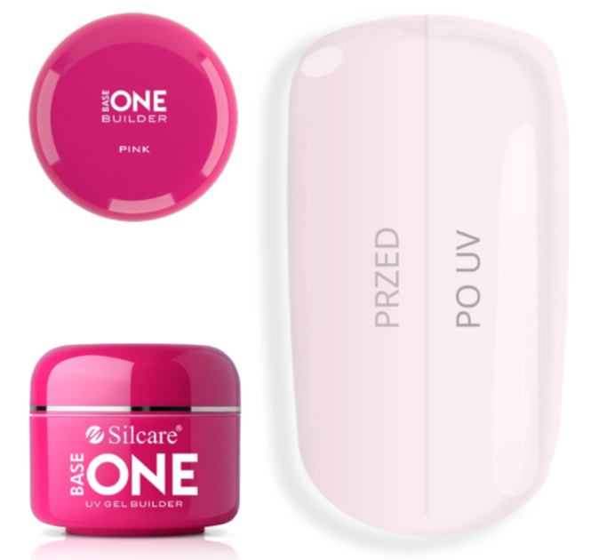 Żel budujący do paznokci Silcare Base One Pink 50 g (5902560554045) - obraz 3
