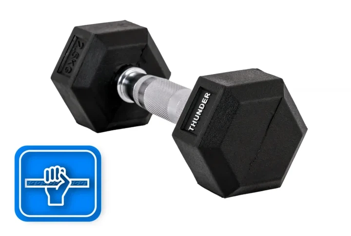 Гантель шестигранна THUNDER 2,5 кг - изображение 7