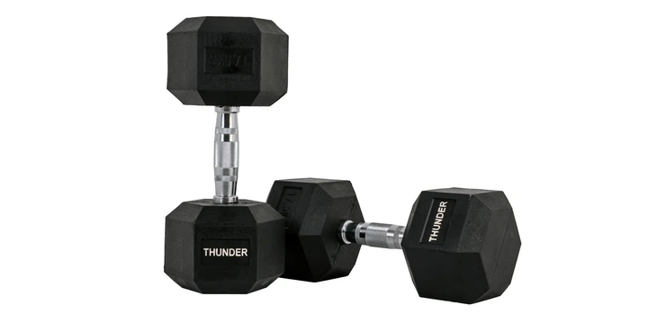 Гантель шестигранний 17,5 кг THUNDER - зображення 4