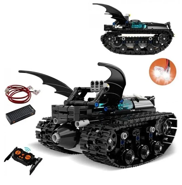 Конструктор Technic Всюдихід Бетмобіль на радіокеруванні та зі смартфона, Машина Бетмена 430 деталей - Фото 2 Конструктор Technic Всюдихід Бетмобіль на радіокеруванні та зі смартфона, Машина Бетмена 430 деталей - зображення 2