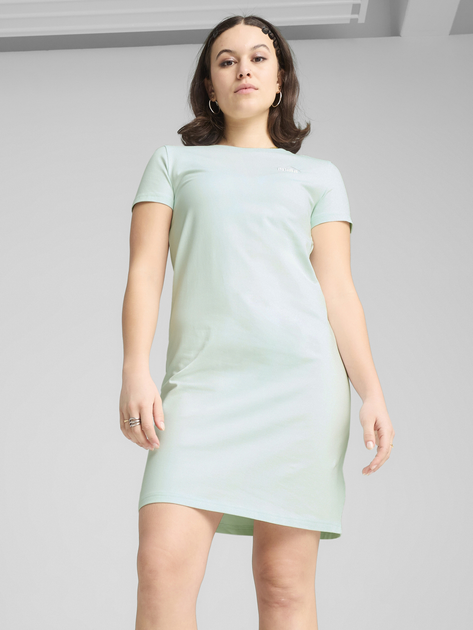 Сукня-футболка коротка літня жіноча Puma Ess Small No. 1 Logo Sli Dress 68497450 XXS Peaceful Blue (4067983675409) - зображення 1