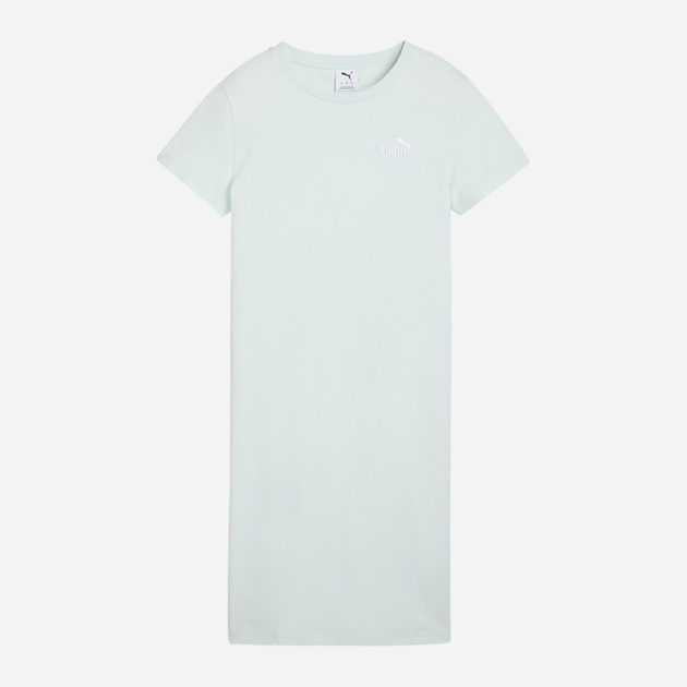 Сукня-футболка коротка літня жіноча Puma Ess Small No. 1 Logo Sli Dress 68497450 XXS Peaceful Blue (4067983675409) - зображення 6