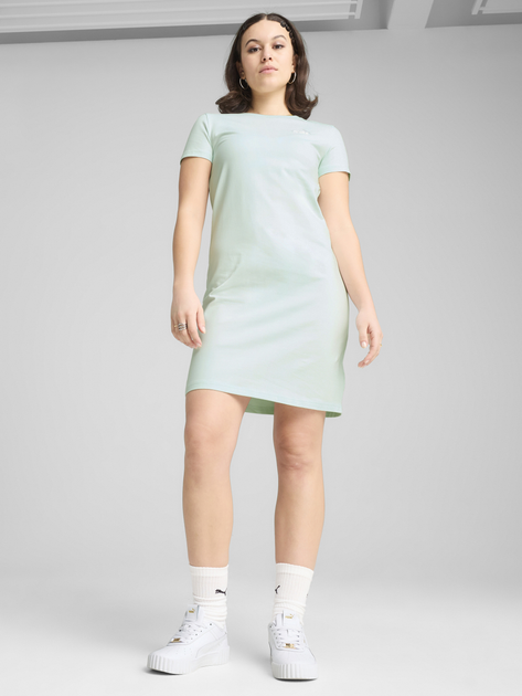 Сукня-футболка коротка літня жіноча Puma Ess Small No. 1 Logo Sli Dress 68497450 M Peaceful Blue (4067983675461) - зображення 3