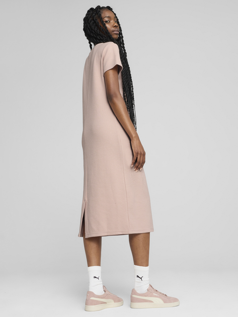 Сукня-футболка міді літня жіноча Puma Her Dress 68506391 XXS Rose Quartz (4067983698910) - зображення 2