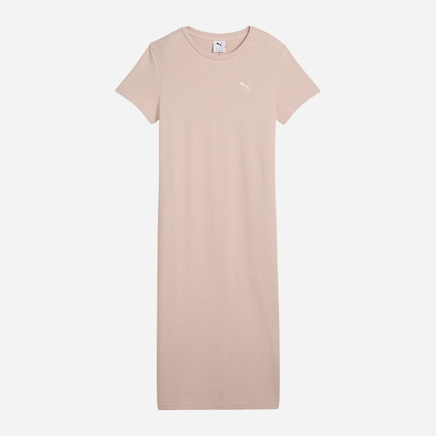 Сукня-футболка міді літня жіноча Puma Her Dress 68506391 XXS Rose Quartz (4067983698910) - зображення 4