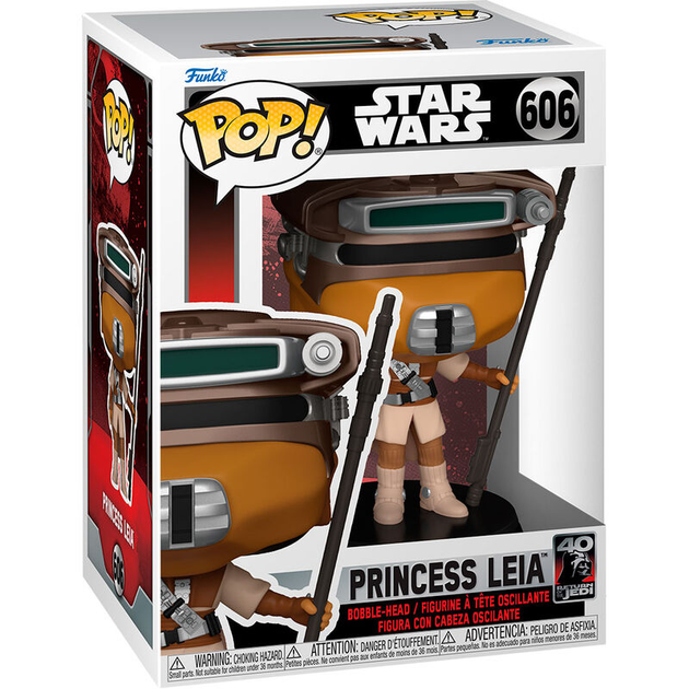 Figurka Funko Pop! Star Wars 40th Princess Leia Return of the Jedi 9 cm (889698707480) - obraz 2