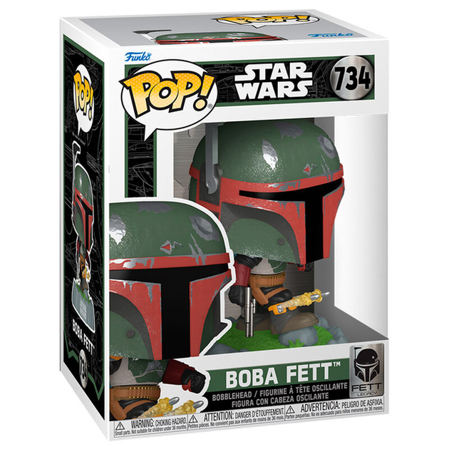 Figurka Funko Pop! Star Wars Boba Fett with Kneepad Rockets 9 cm (889698827225) - obraz 2