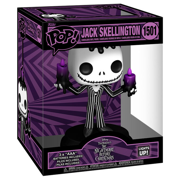 Фігурка Funko Pop! Super Disney The Nightmare Before Christmas Jack Skellington 17 см (889698799133) - зображення 2