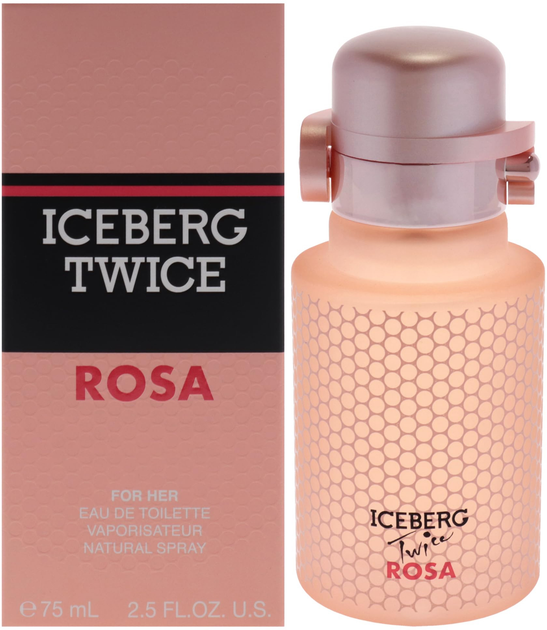 Woda toaletowa damska Iceberg Twice Rosa 75 ml (8057714450340) - obraz 1