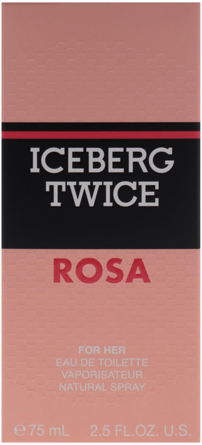 Woda toaletowa damska Iceberg Twice Rosa 75 ml (8057714450340) - obraz 4