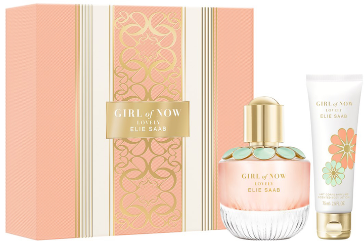 Zestaw damski Elie Saab Girl Of Now Lovely Woda perfumowana 50 ml + Balsam do ciała 75 ml (7640233340776) - obraz 1