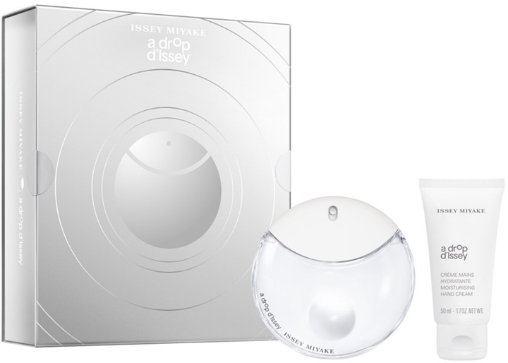 Zestaw damski Issey Miyake A Drop d'Issey Woda perfumowana 50 ml + Krem do rąk 2x50 ml (3423222010782) - obraz 1