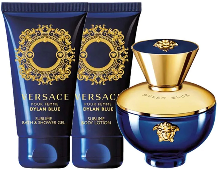 Zestaw damski Versace Dylan Blue Woda perfumowaa 50 ml + Balsam do ciała 50 ml + Żel pod prysznic 50 ml (8011003884957) - obraz 2