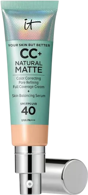 Крем для обличчя It Cosmetics CС+ Natural Matte SPF 40 Light Medium 32 мл (3605972809889) - зображення 1