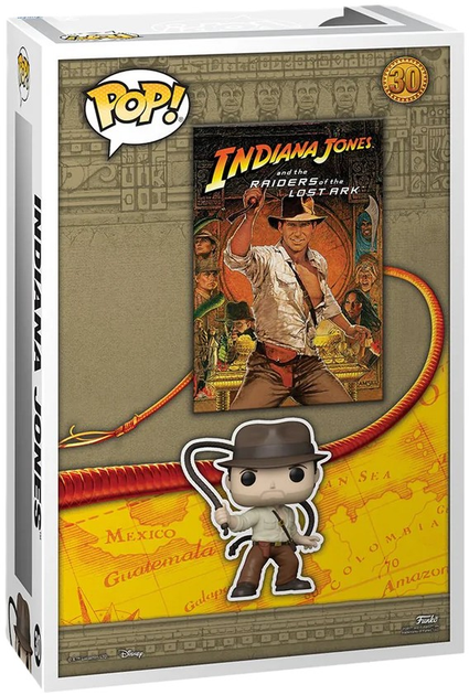 Фігурка Funko Pop! Movie Poster Indiana Jones Indiana Jones 9 см (889698624749) - зображення 3